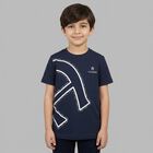 Boys Navy Blue Logo T-Shirt, 3, hi-res