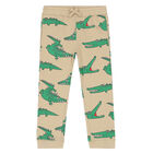 Boys Brown Crocodile Jogger, 1, hi-res