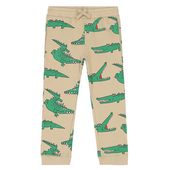 Boys Brown Crocodile Jogger