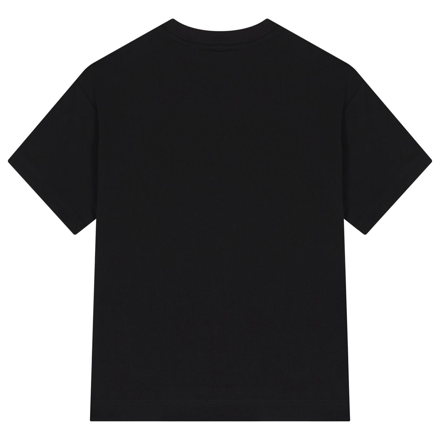 Boys Black Logo Shirt, 1, hi-res