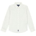 قميص أولاد بالشعار باللون الأبيض, 1, hi-res