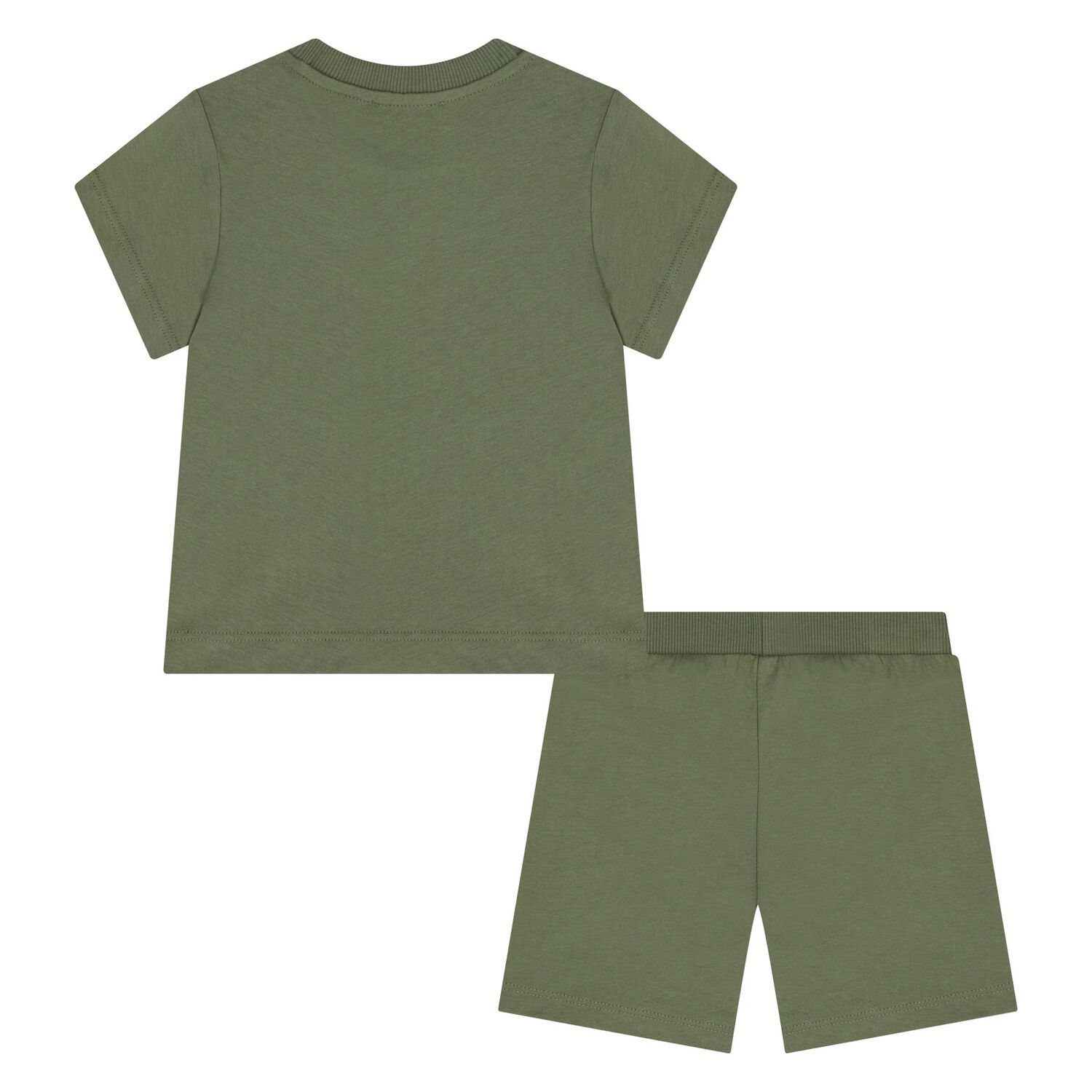 Younger Green Teddy Bear Shorts Set, 1, hi-res