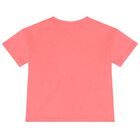 Girls Pink Daisy Duck T-Shirt, 1, hi-res