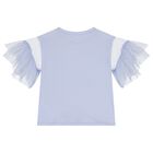 Girls Purple Sequin Tulle T-Shirt, 1, hi-res