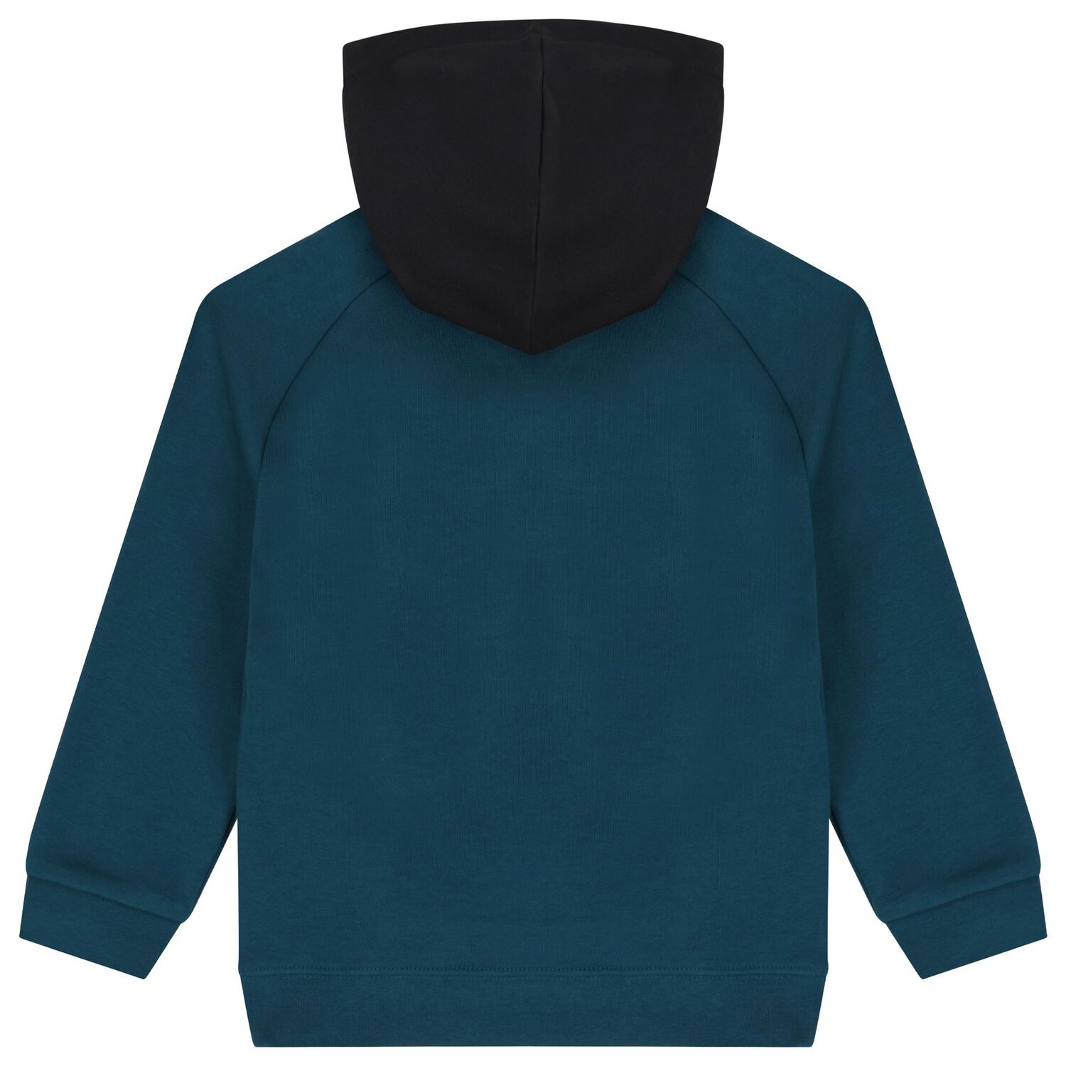 Boys Black & Blue Logo Hooded Top, 1, hi-res