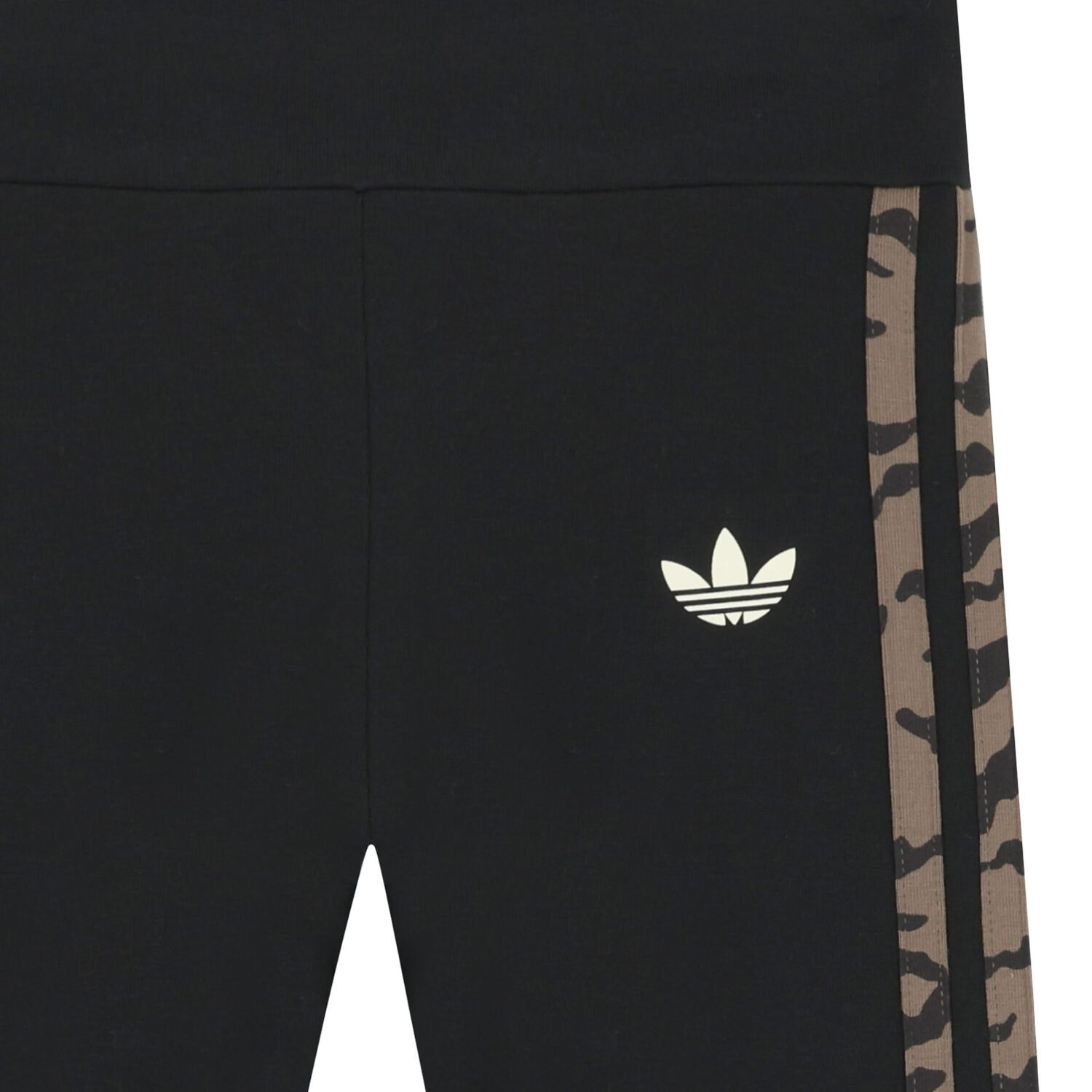 Girls Black Logo Leggings, 1, hi-res