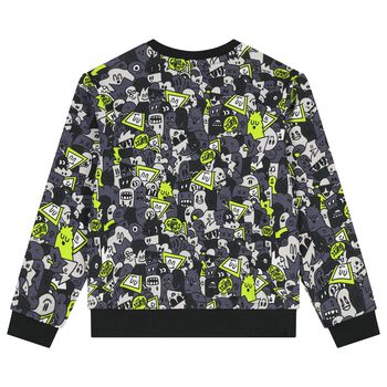 Boys Grey Logo Sweatshirt