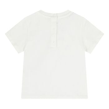 Baby Boys White Logo T-Shirt