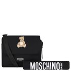 Black Teddy Bear Baby Changing Bag ( 48cm ), 1, hi-res