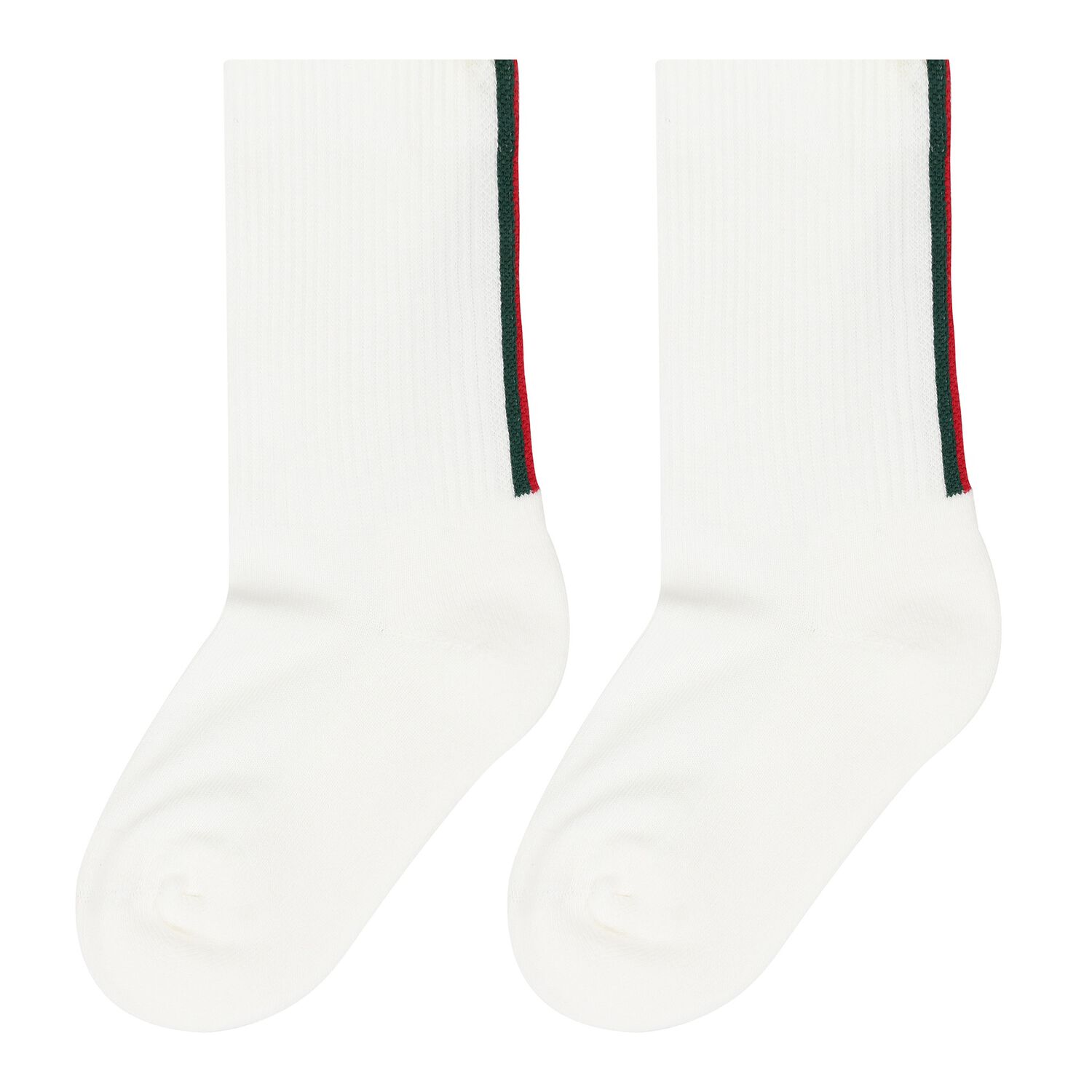 Ivory Web Striped Socks, 1, hi-res image number null