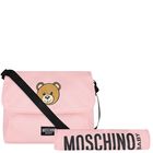 Baby Girls Pink Teddy Bear Changing Bag, 5, hi-res
