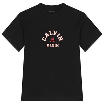 Boys Black Logo T-Shirt