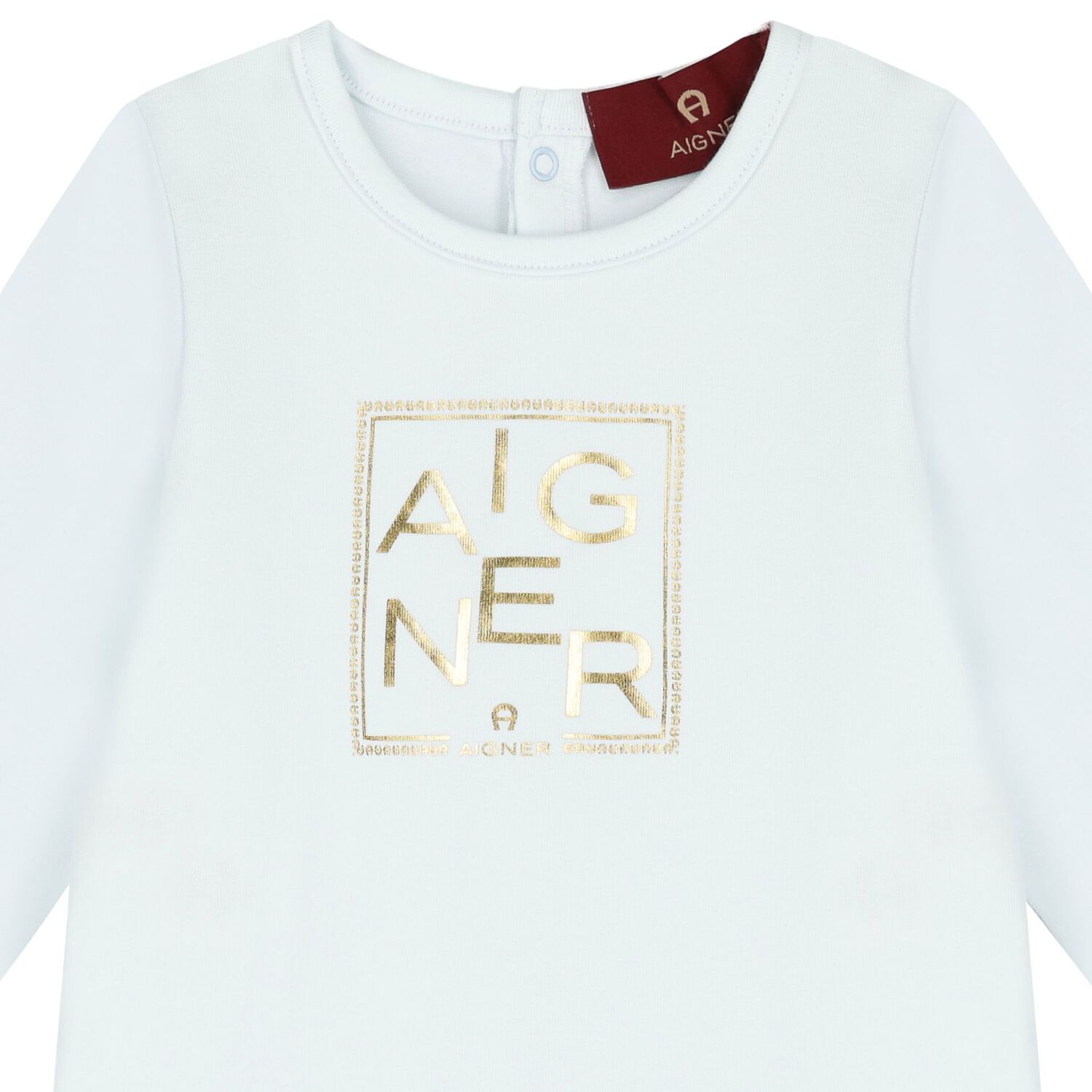 افرول أولاد بالشعار باللون الأزرق للأطفال, 2, hi-res