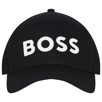 Boys Black Logo Cap