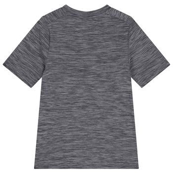 Boys Grey Logo T-Shirt
