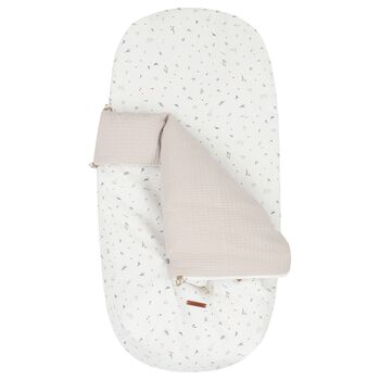 Ivory & Beige Floral Baby Nest