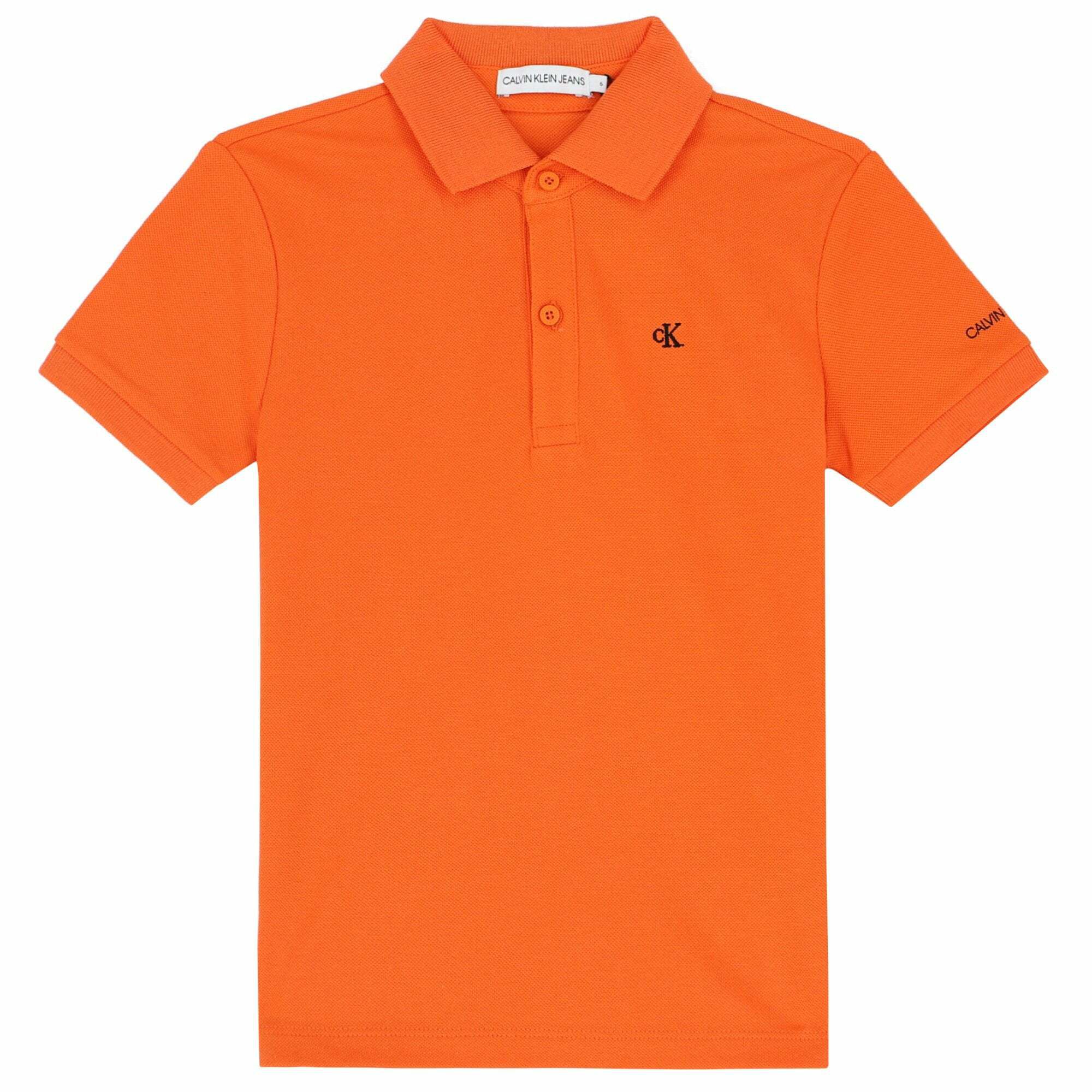 Orange shop boys polo