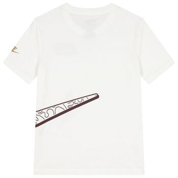 Boys White Logo T-Shirt