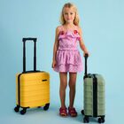 Girls Pink Ruffled Flower Printed Top, 1, hi-res