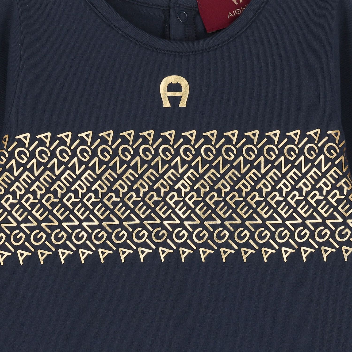 أفرول أولاد بالشعار باللون الأزرق الداكن للأطفال, 3, hi-res