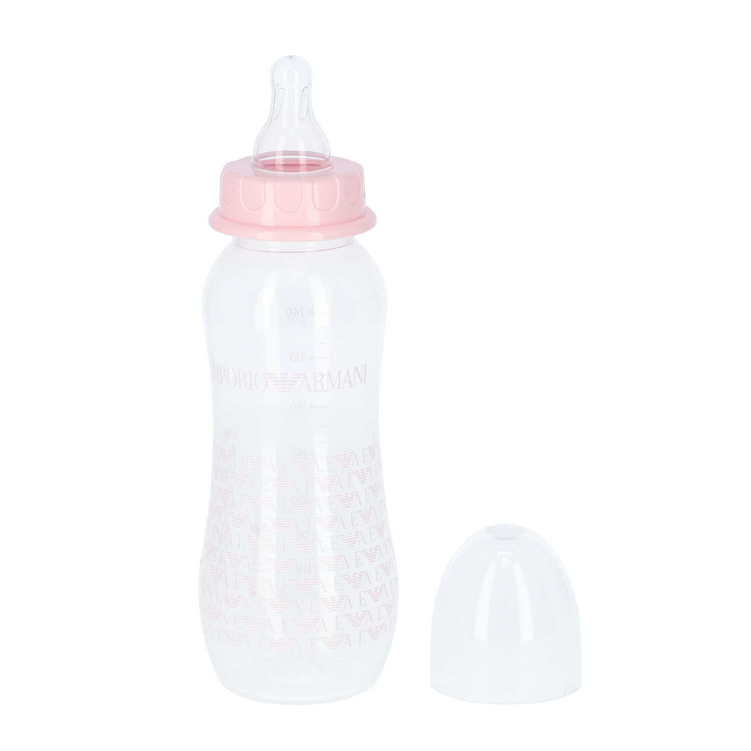 Baby Girls Pink Bottle & Dummy Gift Set, 1, hi-res