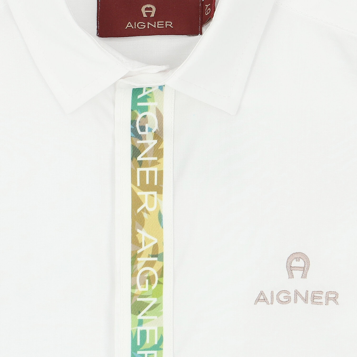 قميص بالشعار باللون الأبيض للأولاد, 1, hi-res