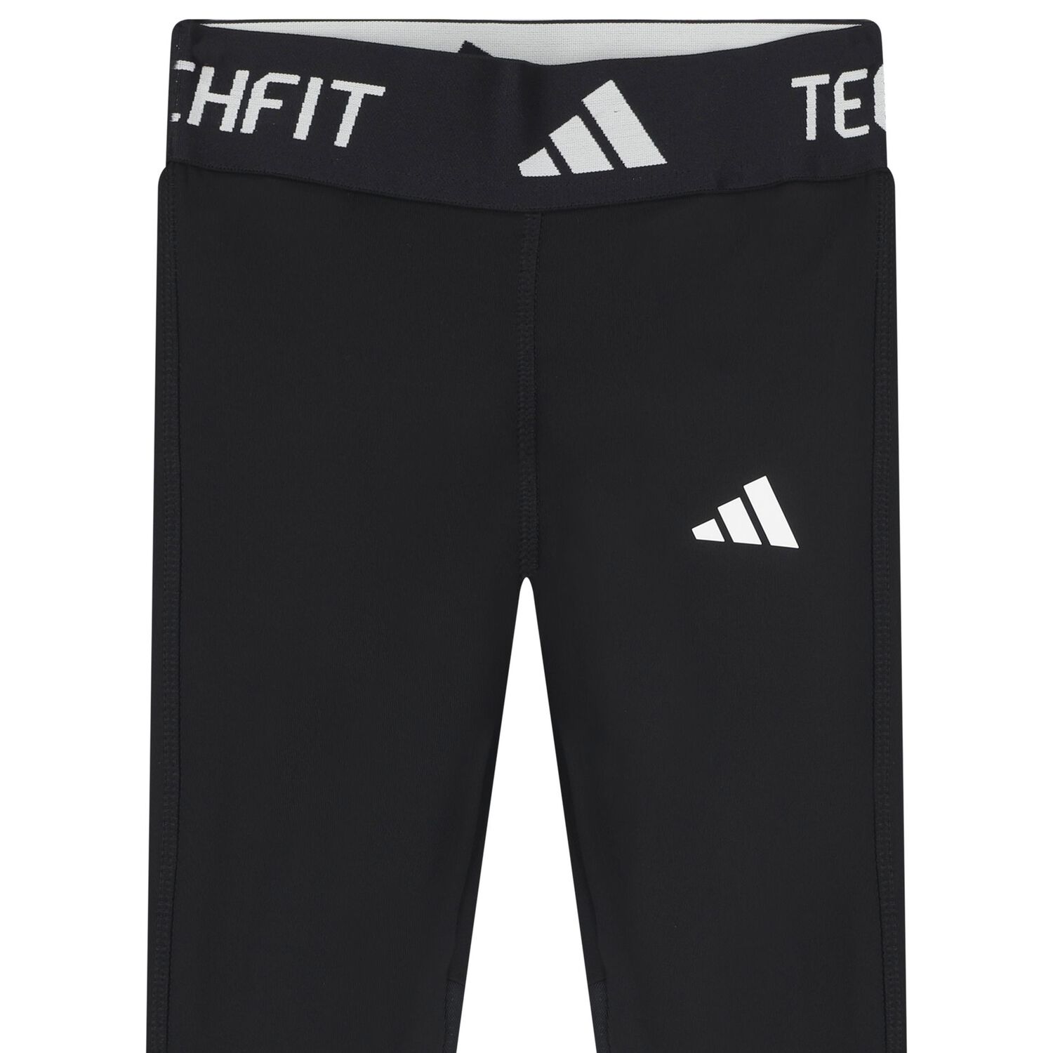Girls Black Logo Leggings, 1, hi-res