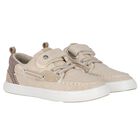 Boys Beige Boat Shoes, 1, hi-res