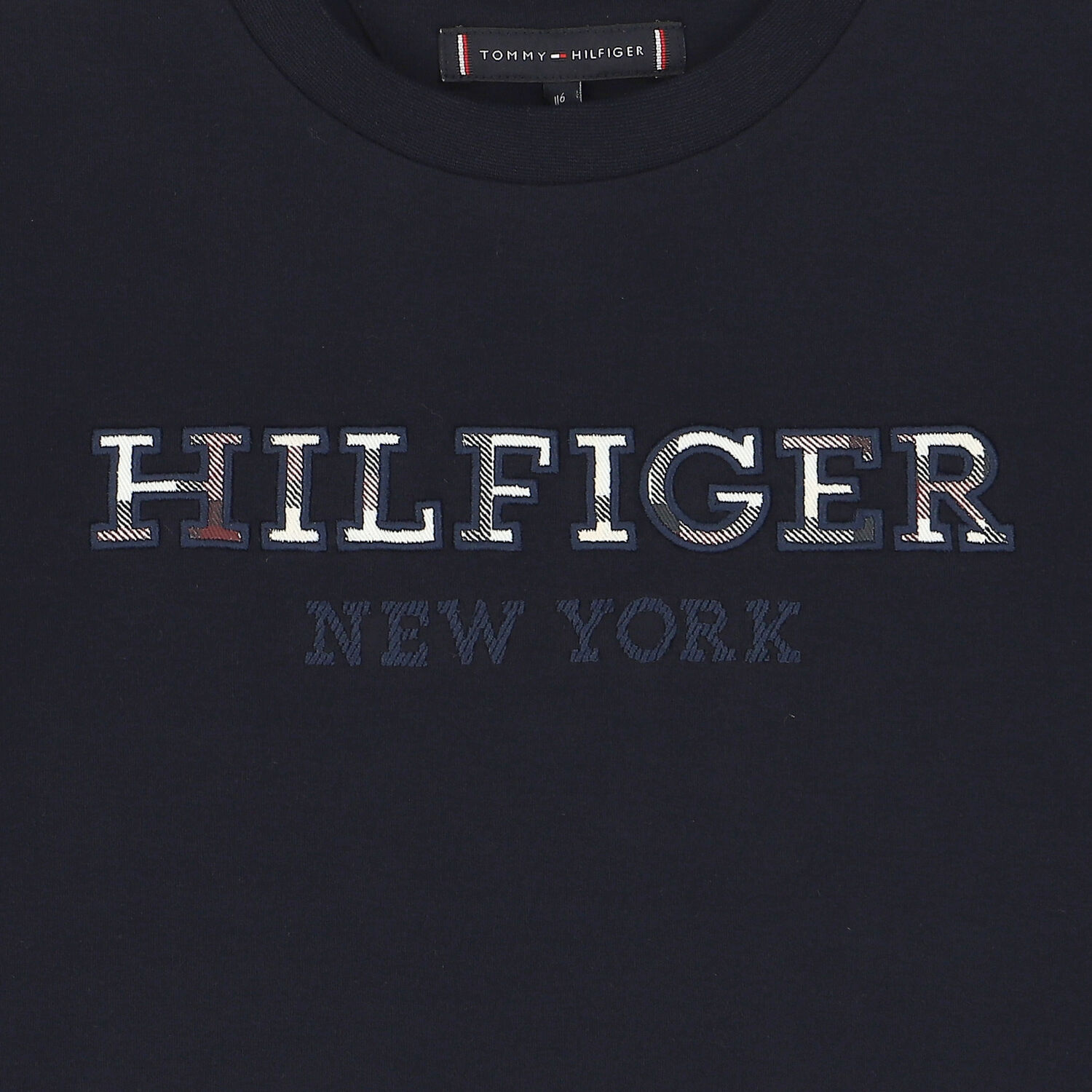 Boys Navy Blue Logo T-Shirt, 3, hi-res image number null