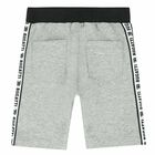 شورت بالشعار باللون الرمادى للاولاد, 1, hi-res