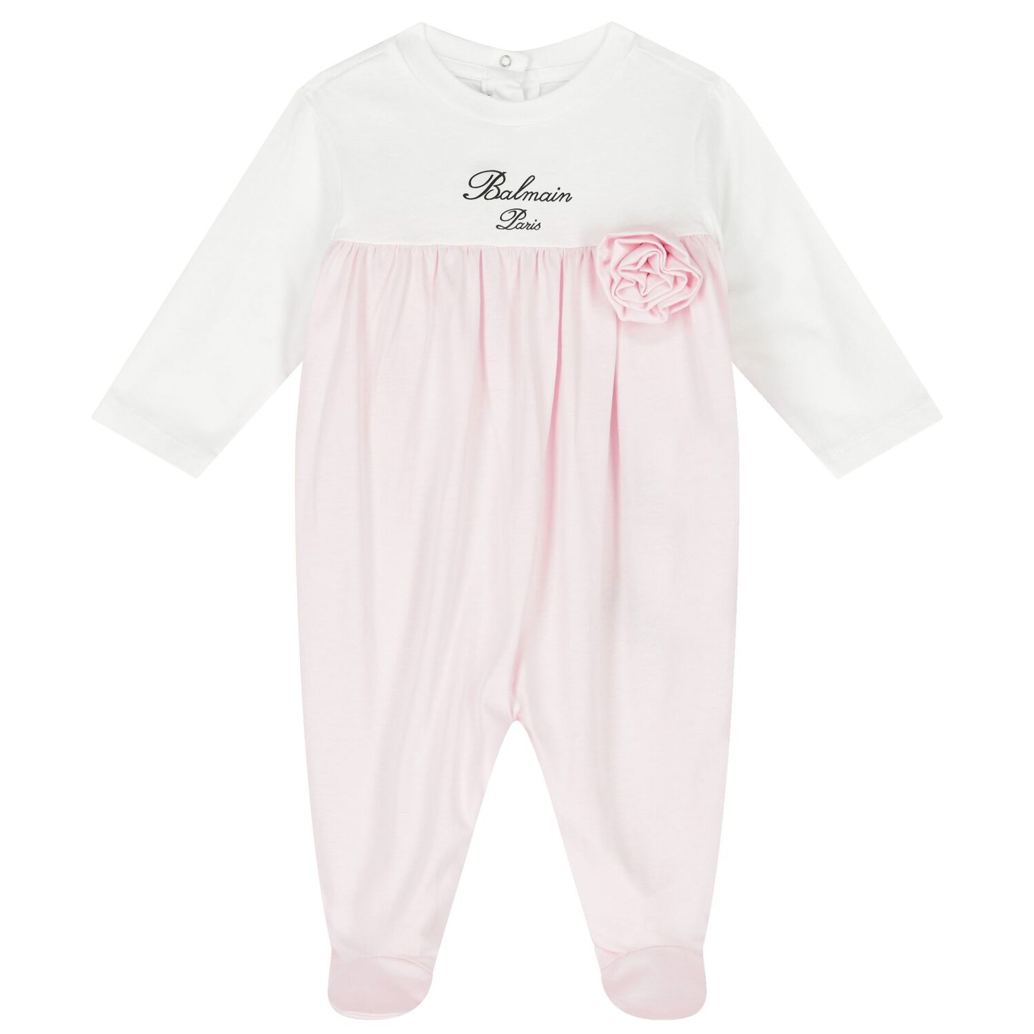 Baby Girls White & Pink Logo Babygrow Gift Set, 1, hi-res image number null