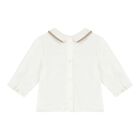 Baby Boys Ivory & Beige Shorts Set, 1, hi-res