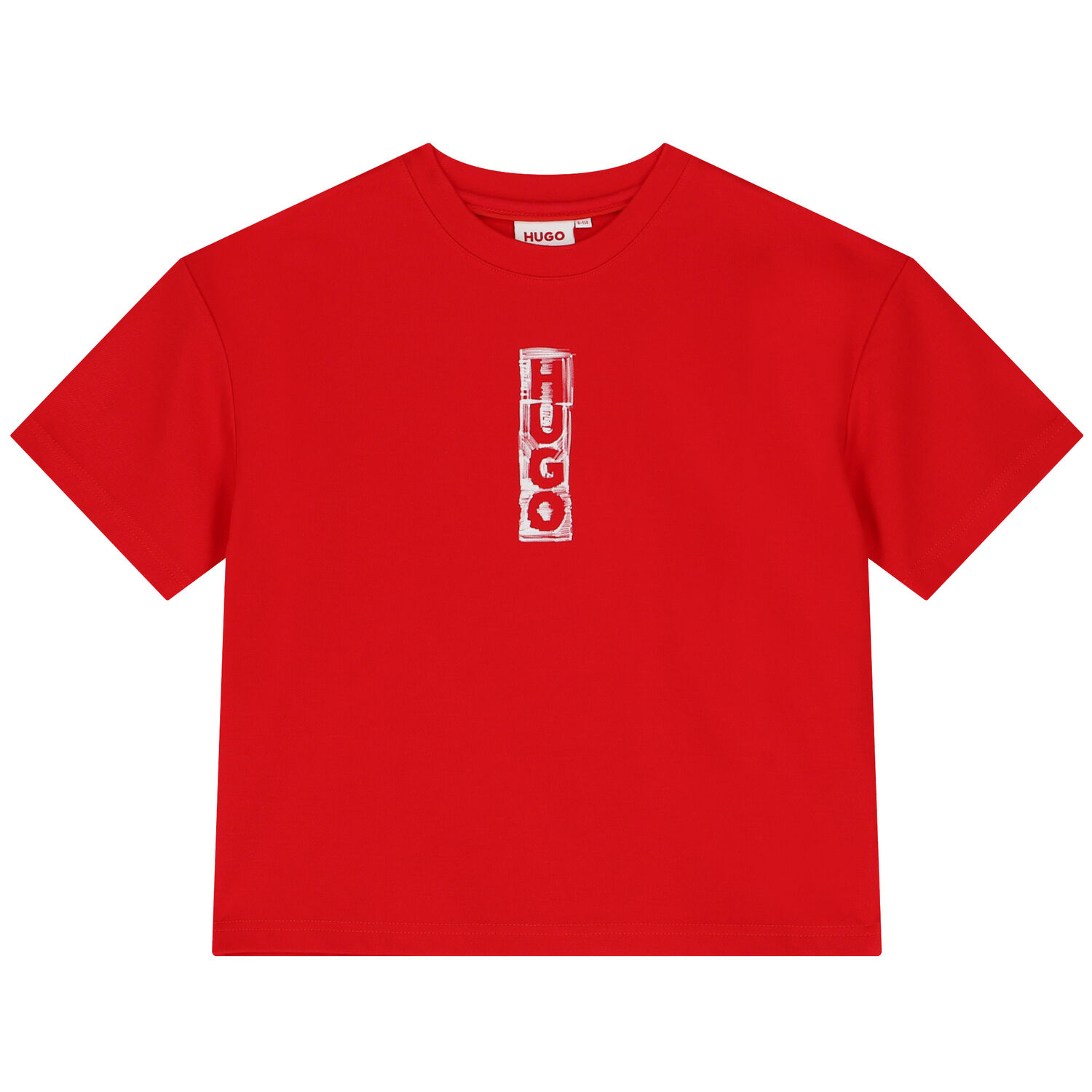 Boys Red Logo Oversized T-Shirt, 1, hi-res image number null
