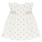 Baby Girls Ivory & Beige Dress Set, 2, hi-res