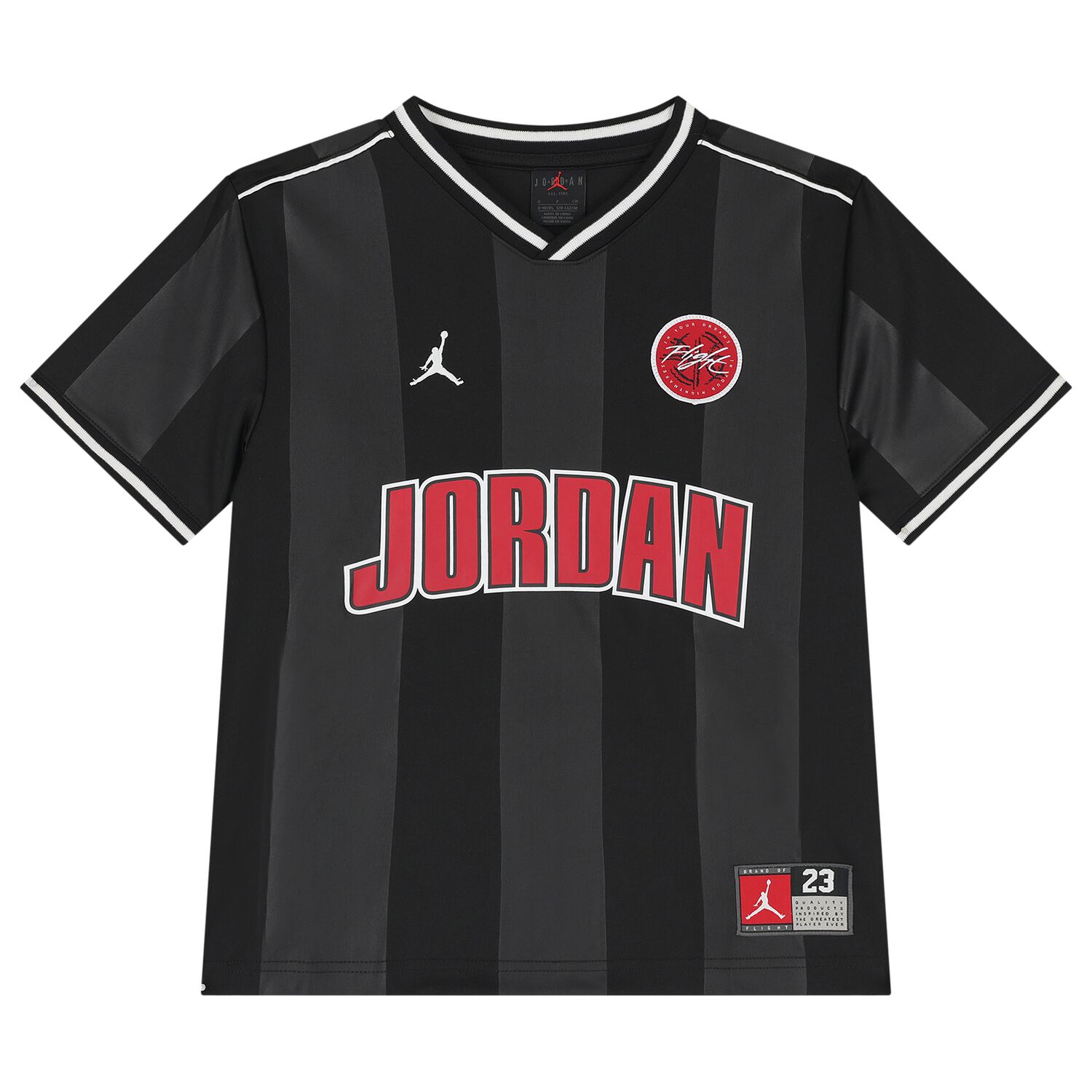 Boys Black Jordan Logo T-Shirt, 2, hi-res