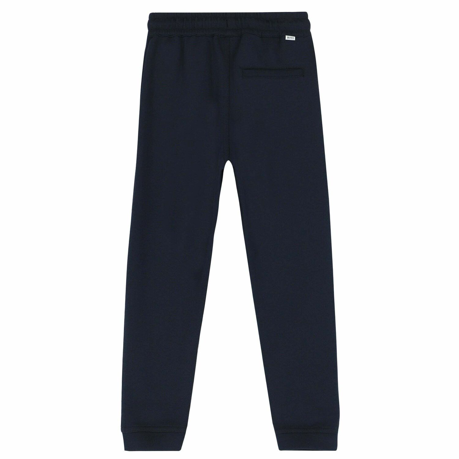 Boys Navy Blue Logo Joggers, 1, hi-res