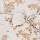 Girls Blue & Gold Brocade Dress, 1, hi-res