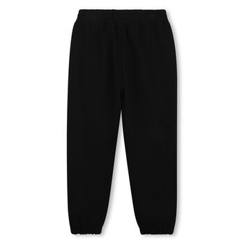 Boys Black Tiger Logo Joggers