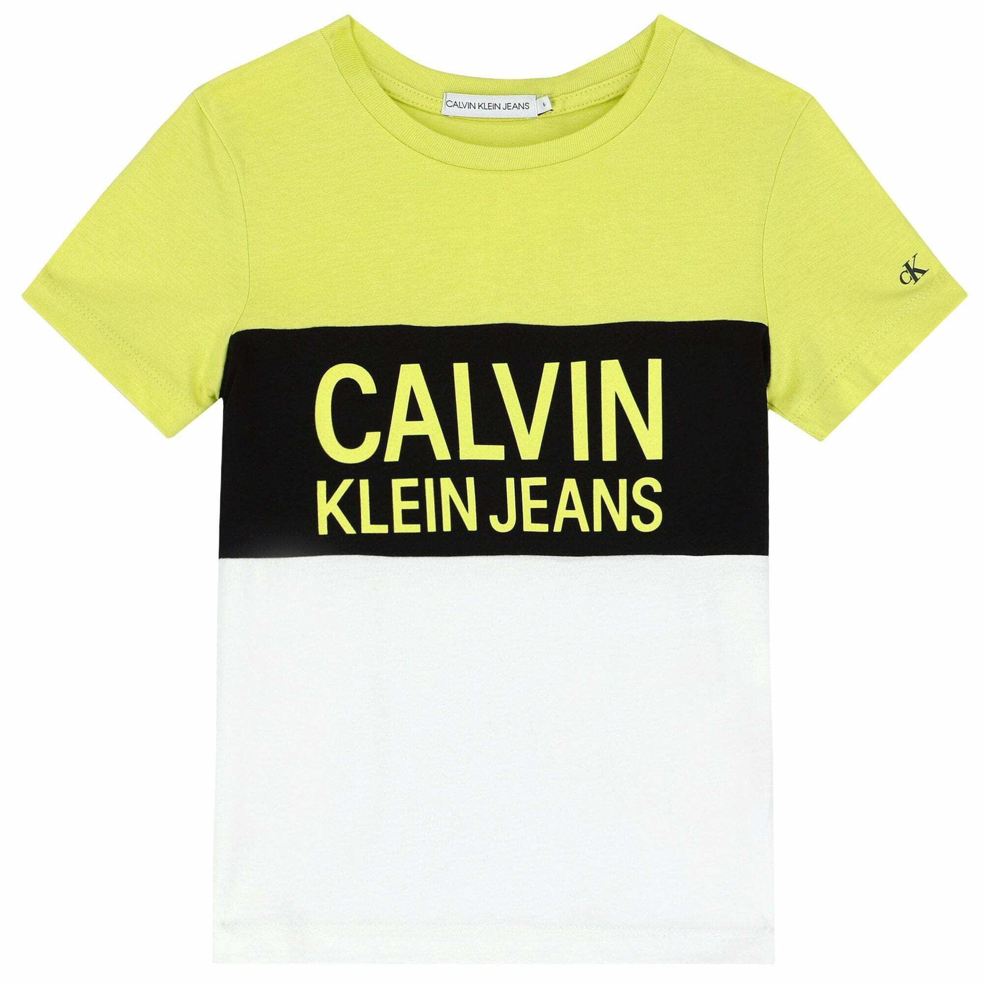 Calvin klein jeans yellow shirt online