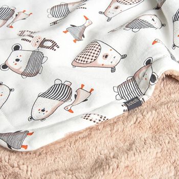 Ivory & Beige Baby Blanket