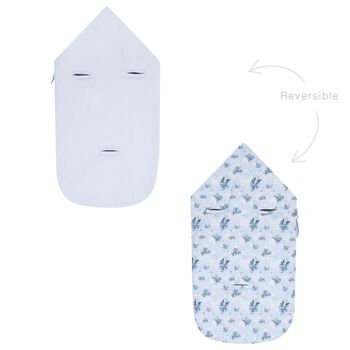 Blue Logo Reversible Baby Nest