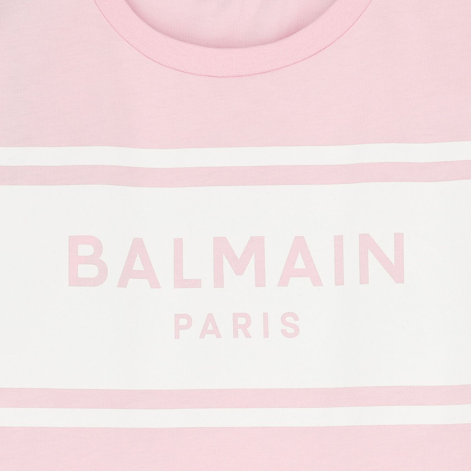 فستان بناتي بشعار العلامة اللون الوردي , 1, hi-res