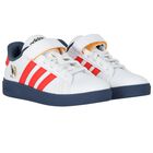 White & Blue Daisy Duck Trainers, 1, hi-res