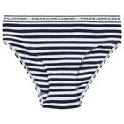 Girls White, Navy Blue & Red Bikini Brief ( 5-Pack ), 2, hi-res