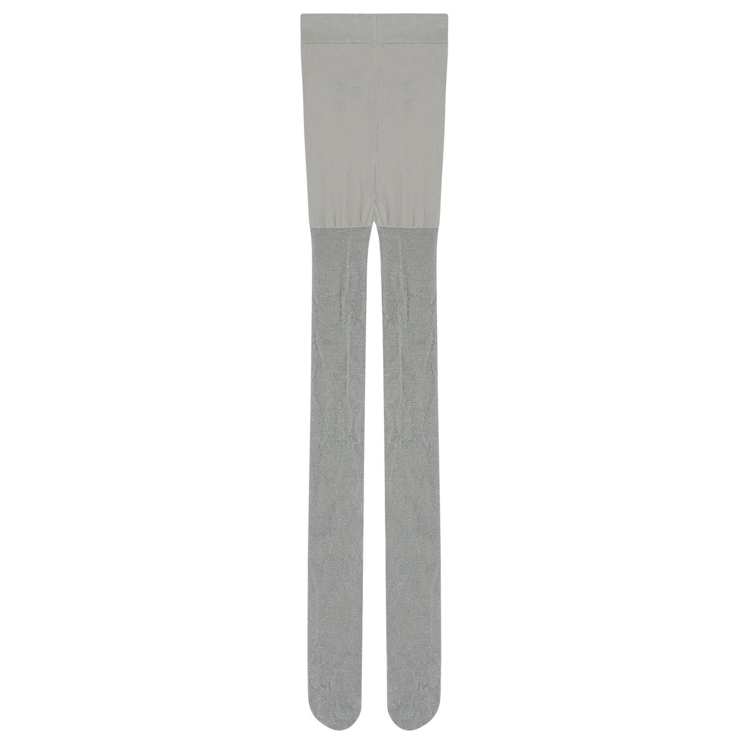 Girls Grey Shimmer Tights, 1, hi-res