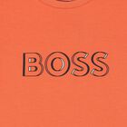 Boys Orange Logo T-Shirt, 1, hi-res