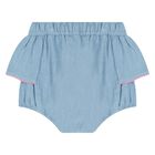 Baby Girls Denim Dress Set, 1, hi-res