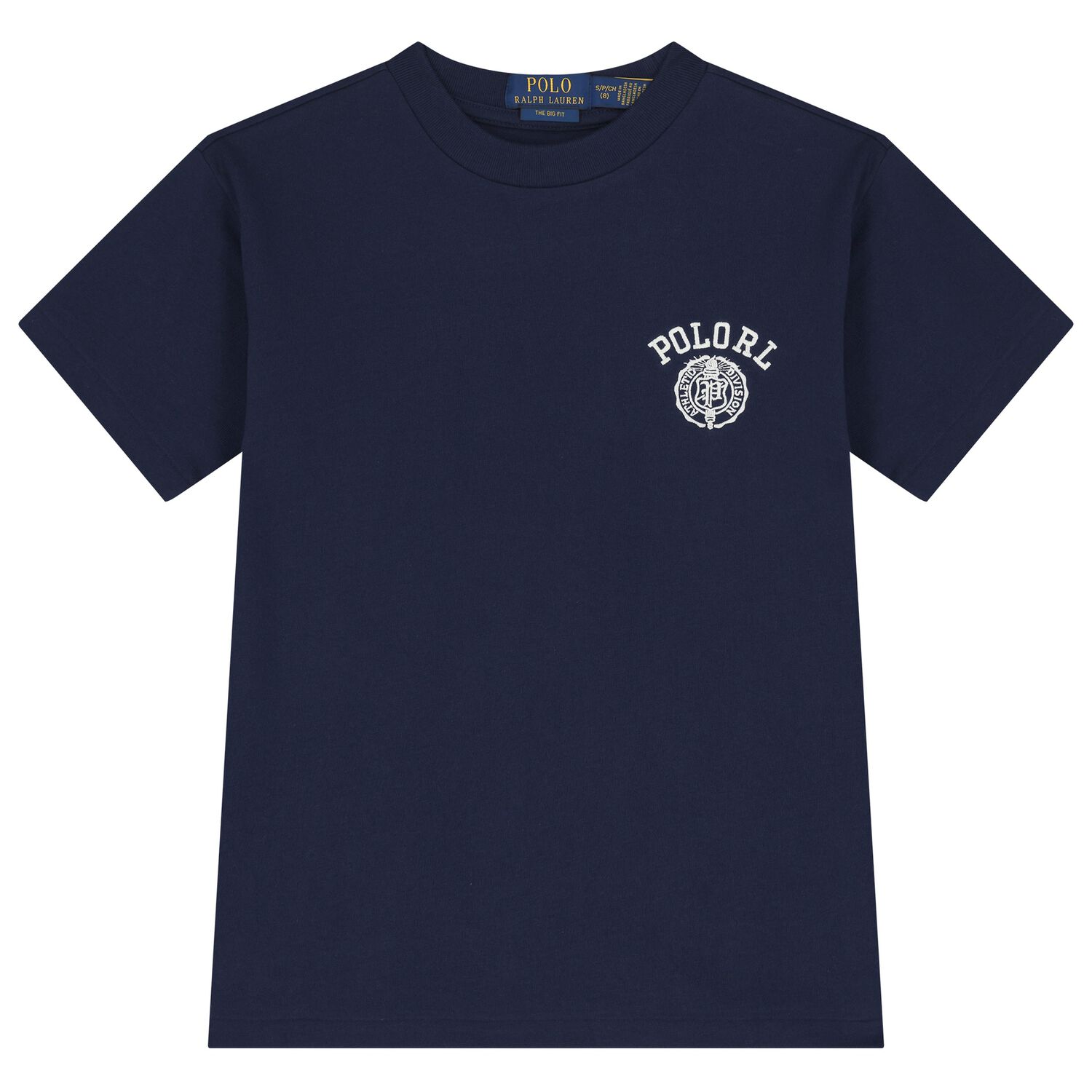 Boys Navy Blue Logo T-Shirt, 1, hi-res