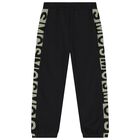 Boys Black Logo Joggers, 1, hi-res