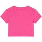 Girls Pink Logo T-Shirt, 3, hi-res